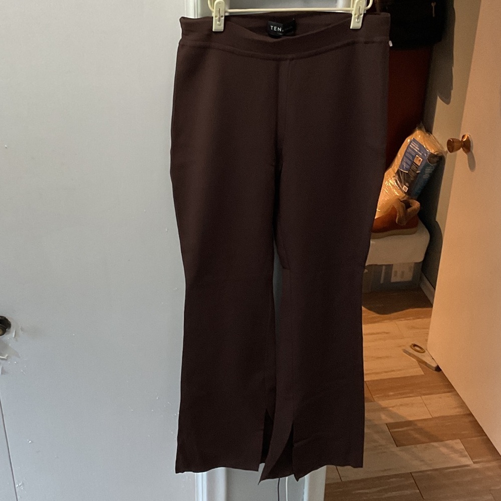 P418. TEN by Babaton Chocolate Flared Pants |L